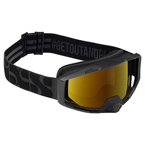 IXS Trigger Lp MTB/BMX/E-Bike Maske, Schwarz/Gold, Low Profil IXS Trigger Lp MTB/BMX/E-Bike Maske, Schwarz/Gold, Low Profil von IXS