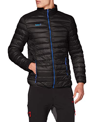 Izas Herren Aden Daunenjacke, Schwarz/blau Königsblau, S von IZAS