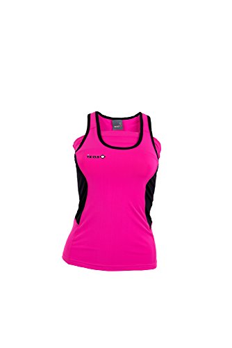 IZAS Damen Amba Laufshirt, pink/schwarz, XL von IZAS
