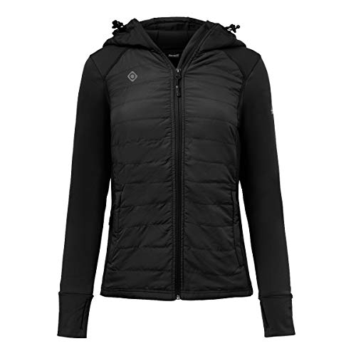 IZAS Damen Leichte Faserjacke ANAYET, Schwarz, XXL, IWYPD00788BK/BKXXL von IZAS