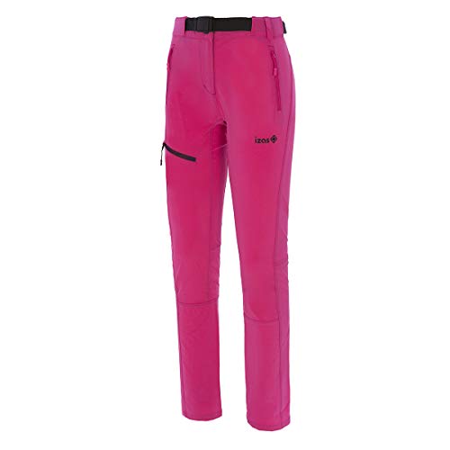 IZAS Damen Helga Trekkinghose, Fuchsia-Schwarz, M von IZAS