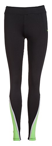 IZAS Damen Running Pants Lena, Black/LightGreen, XS, IWRRN00811BK/LGXS IZAS Damen Running Pants Lena, Black/LightGreen, XS, IWRRN00811BK/LGXS von IZAS