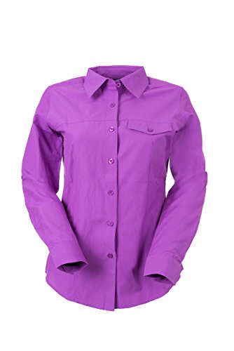 IZAS Damen Long Sleeve Shirt FARA, Purple, S, IWSSS00678PPS von IZAS
