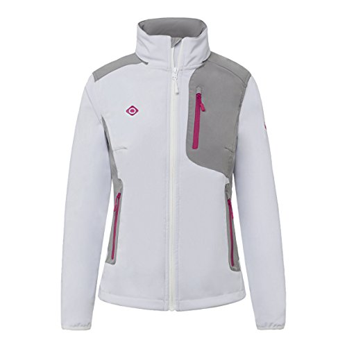 IZAS Damen Softshell-Jacke SHAZKA, Weiß/Grau/Fuxia, M, IWWSF01078WH/GRM IZAS Damen Softshell-Jacke SHAZKA, Weiß/Grau/Fuxia, M, IWWSF01078WH/GRM von IZAS