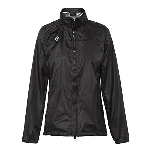 IZAS Damen wasserdichte Jacke BIDASOA, Schwarz, S, IWHJA00804BKS von IZAS