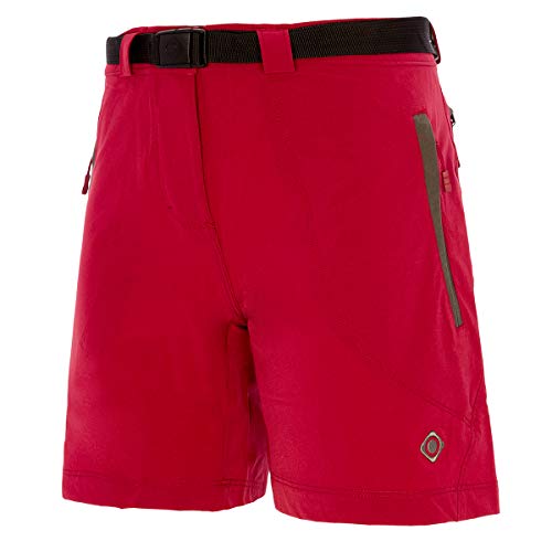 Izas Engla Trekking-Shorts für Damen M Mineral-rot/Dunkelgrau von IZAS