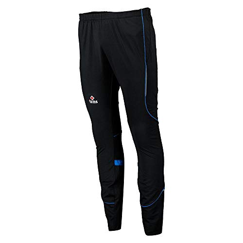 IZAS Herren Running Tights Condor, Black/Royal, XL, IURRN00522BK/RYXL von IZAS