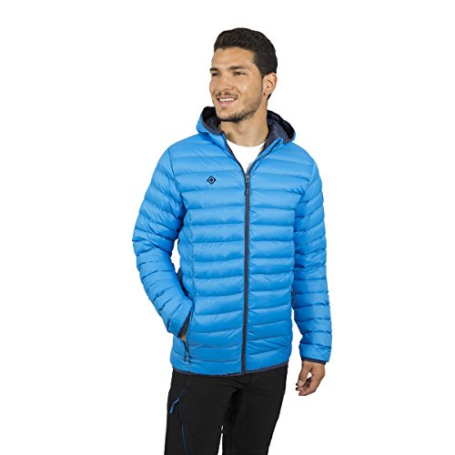 Izas Gabes Ultraleichte Faserjacke für Herren XL Blau cian/Blau Noche Izas Gabes Ultraleichte Faserjacke für Herren XL Blau cian/Blau Noche von IZAS