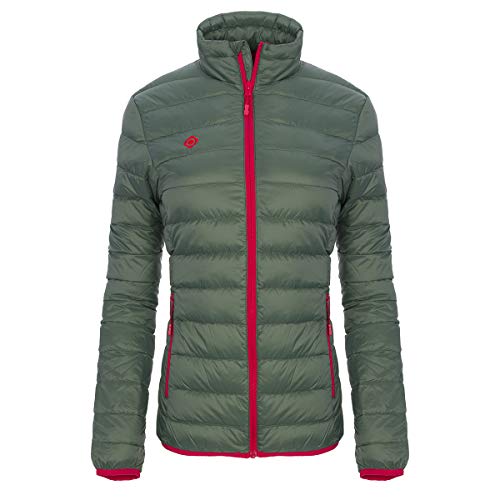 Izas Griechenland Daunenjacke, Damen XL dunkelgrau/Himbeere von IZAS