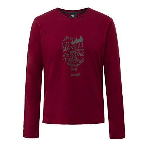 IZAS Herren Hemd Arosa, Mineralrot/Rauch, L, IMSTS00407MR/SML IZAS Herren Hemd Arosa, Mineralrot/Rauch, L, IMSTS00407MR/SML von IZAS