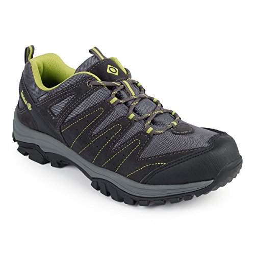IZAS Herren Hiking Shoes HOUNT, Dark Grey/Light GREE, 39, IMFFO00972DG/LG39 von IZAS