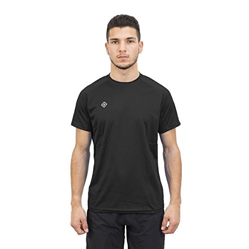 Izas Herren Laredo Kurzarm-T-Shirt, Schwarz, XXL von IZAS