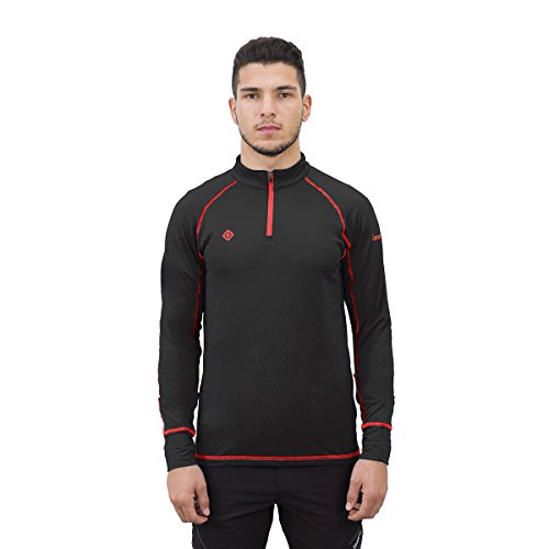 Izas ISAR Langarmshirt für Herren S schwarz/rot Izas ISAR Langarmshirt für Herren S schwarz/rot von IZAS