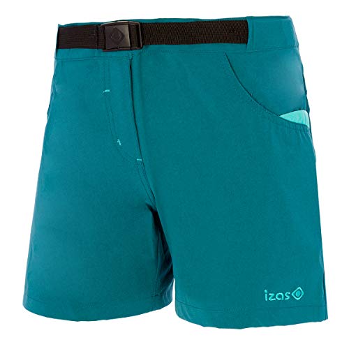 IZAS Ivar Trekking-Shorts für Damen M Marineblau/Meeresgrün von IZAS