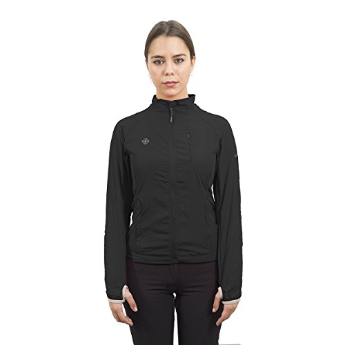 Izas Libia Laufjacke für Damen S Schwarz von IZAS