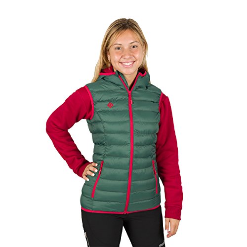Izas Molina Weste aus Faser, Damen L dunkelgrau/Himbeere Izas Molina Weste aus Faser, Damen L dunkelgrau/Himbeere von IZAS