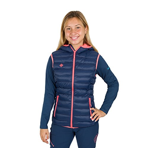 Izas Molina Weste aus Faser, Damen M Mitternachtsblau/Korallenrot Izas Molina Weste aus Faser, Damen M Mitternachtsblau/Korallenrot von IZAS