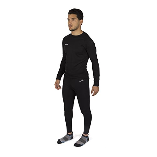 IZAS Herren Olot Thermohose, schwarz/weiß, XS von IZAS