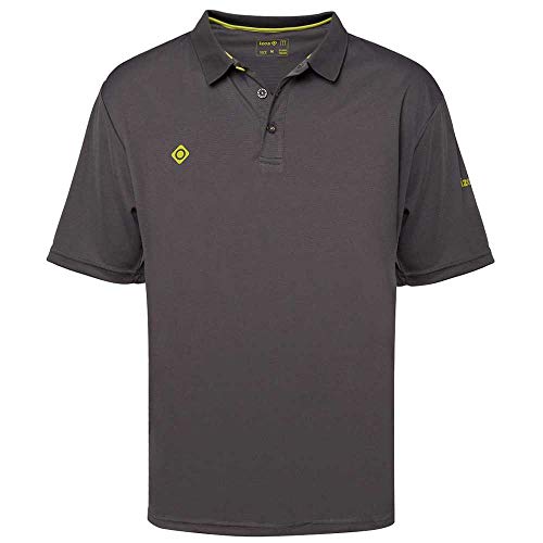Izas Ordesa Poloshirt für Herren L dunkelgrau/Lima Izas Ordesa Poloshirt für Herren L dunkelgrau/Lima von IZAS