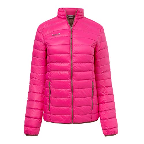 Izas Griechenland Daunenjacke, Damen S Fuchsia/braun von IZAS