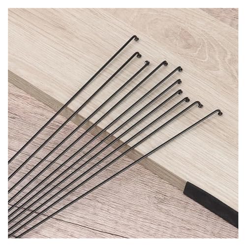 IZHAOGJING 10 Sets 14 g Edelstahl-Speichen mit Nippeln, für den Außenbereich, Mountainbike, Rennrad, hochfeste Speichen, Drähte, Reparaturwerkzeug (260 mm) von IZHAOGJING