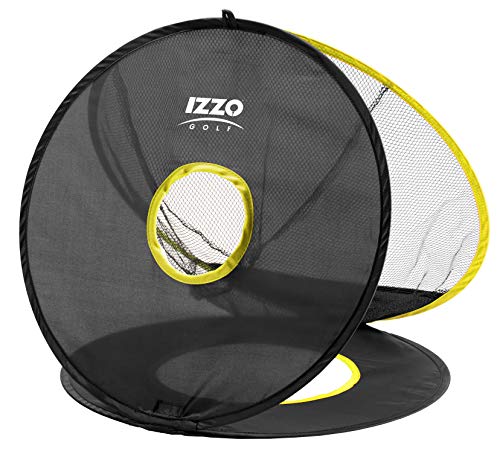 IZZO Golf Herren Triple Izzo Dreifach-Chip-Netz, schwarz/gelb, Einheitsgröße IZZO Golf Herren Triple Izzo Dreifach-Chip-Netz, schwarz/gelb, Einheitsgröße von Izzo