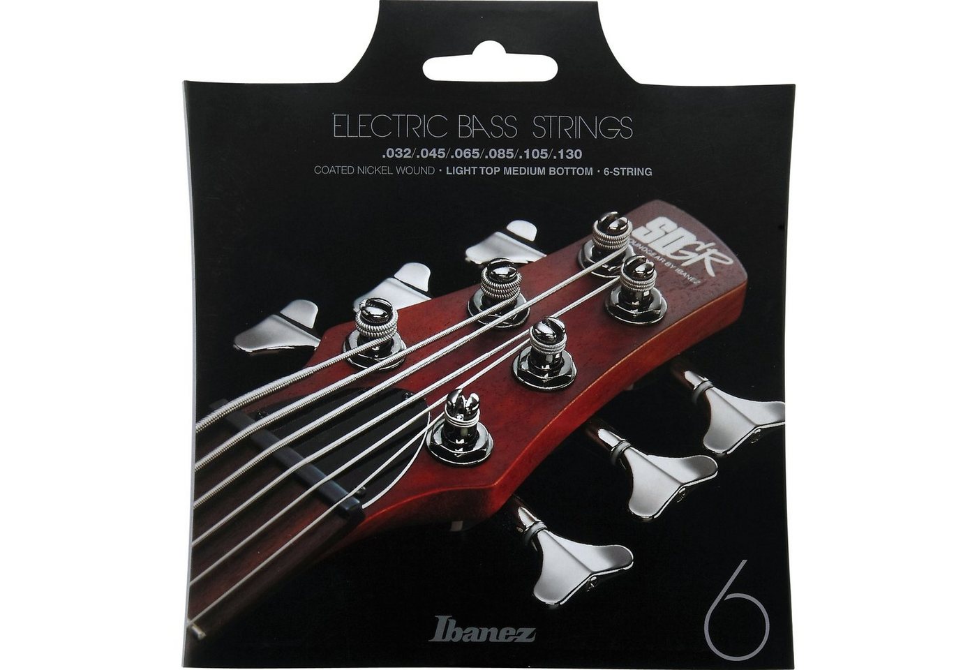 Ibanez Saiten, (6er Bass IEBS6C 32-130 Nickel Wound), 6er Bass IEBS6C 32-130 Nickel Wound - Saitensatz für 6-Saiter E-Bass von Ibanez