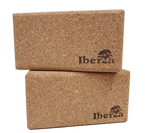IBERIA Yoga Block 2 Stk. aus ökologischem Kork 227x120x75mm - Zubehör für Yoga Pilates Handstand – Fitnesswürfel Hometrainer IBERIA Yoga Block 2 Stk. aus ökologischem Kork 227x120x75mm - Zubehör für Yoga Pilates Handstand – Fitnesswürfel Hometrainer von Iberia-Kork WEINKORKEN & SEKTKORKEN