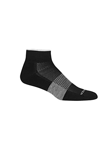 Icebreaker Merino Herren Micro Multisport Light Cushion Mini-Socken, Schwarz/Snow/Metro Heather, X-Large Icebreaker Merino Herren Micro Multisport Light Cushion Mini-Socken, Schwarz/Snow/Metro Heather, X-Large von Icebreaker Merino