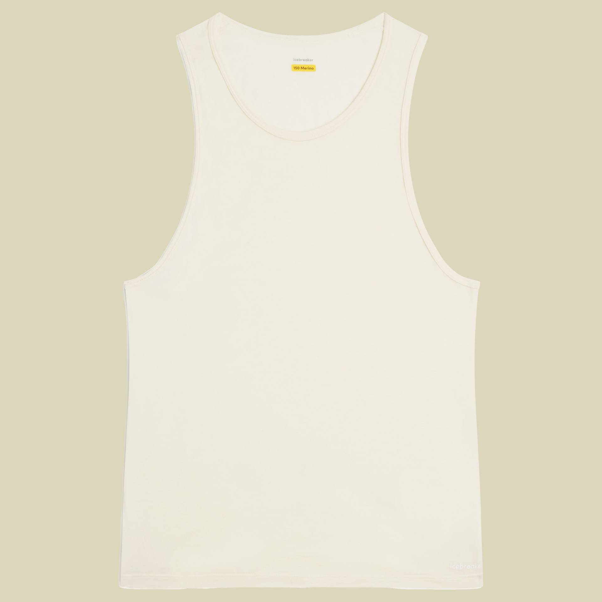 Anatomica Tank Men beige S - undyed von Icebreaker