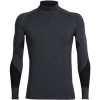 ICEBREAKER Merino Herren Shirt BodyfitZONE Winter Zone Long Sleeve Half Zip Langarm ICEBREAKER Merino Herren Shirt BodyfitZONE Winter Zone Long Sleeve Half Zip Langarm von Icebreaker