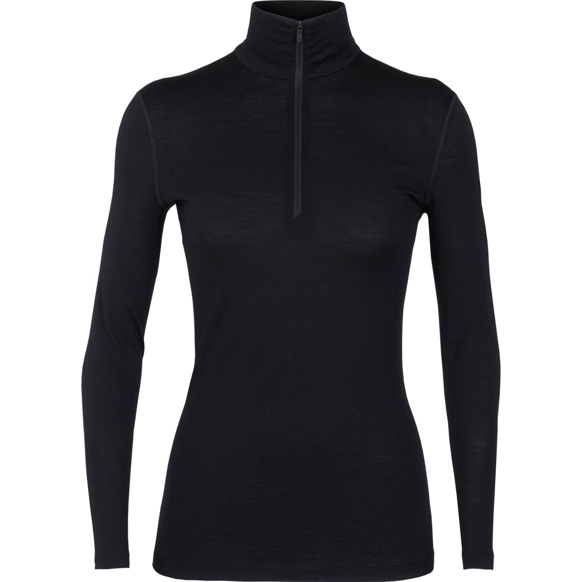 Icebreaker, Damen, Funktionsshirt, Women's 200 Oasis L/S Half Zip (M), Schwarz, M von Icebreaker