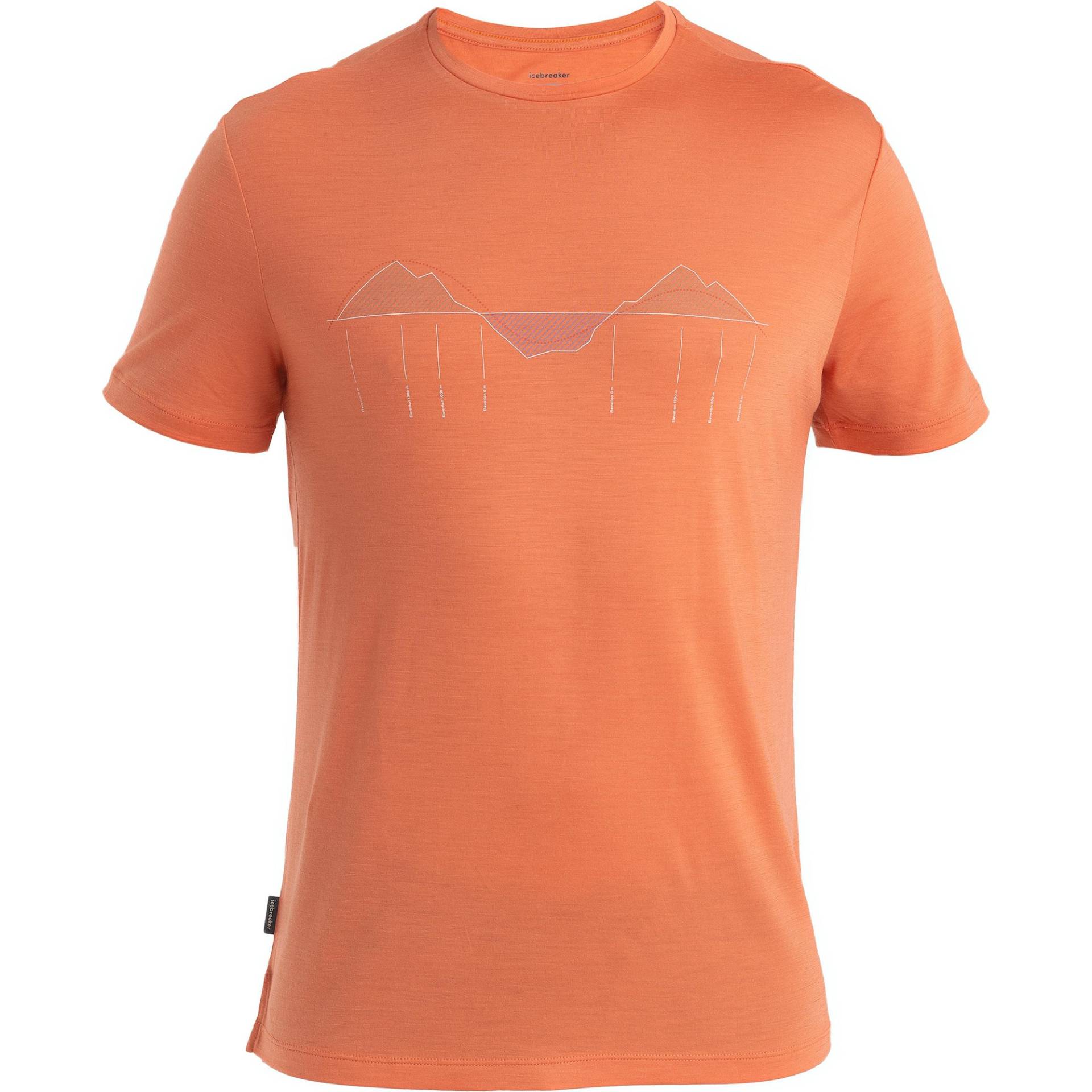 Icebreaker, Herren, Funktionsshirt, Men Merino 125 Cool-Lite Sphere III SS Tee (M), Grau, M von Icebreaker