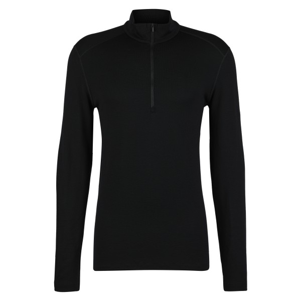 Icebreaker - 260 Tech L/S Half Zip - Merinounterwäsche Gr S schwarz von Icebreaker