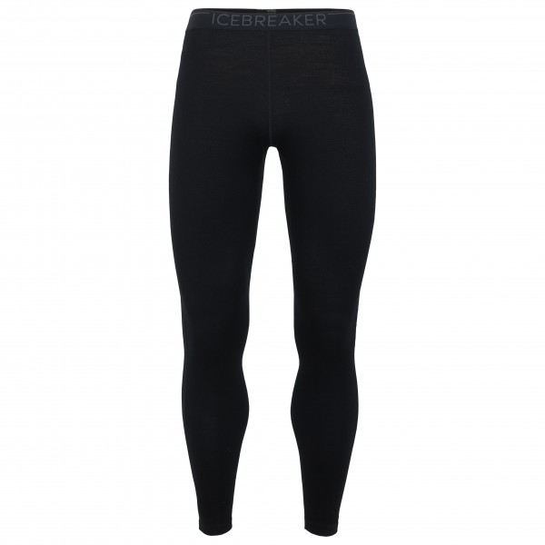 Icebreaker - 260 Tech Leggings with Fly - Lange Unterhose Gr L schwarz von Icebreaker