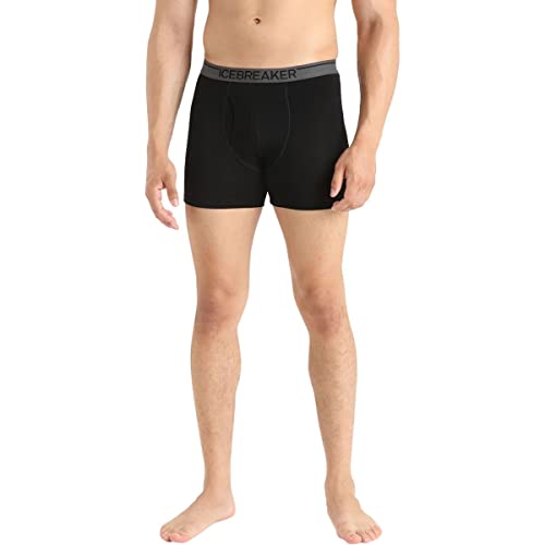 Icebreaker Anatomica Cool-Lite Boxers Men Größe S Black von Icebreaker