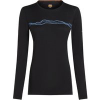 Icebreaker Damen 200 Oasis Crewe Mountain Pulse Longsleeve von Icebreaker