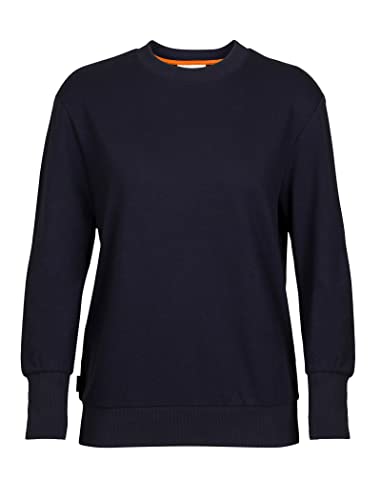 Icebreaker Damen Central II Pullover - Sweatshirt Damen - Merinowolle Mid Layer - Mitternachtsmarine, S Icebreaker Damen Central II Pullover - Sweatshirt Damen - Merinowolle Mid Layer - Mitternachtsmarine, S von Icebreaker