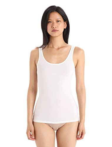 Icebreaker Damen Siren Tank Top - Sporttop Damen - Merinowolle Unterwäsche - Snow, S Icebreaker Damen Siren Tank Top - Sporttop Damen - Merinowolle Unterwäsche - Snow, S von Icebreaker