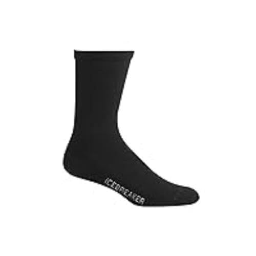 Icebreaker Damen Socken Lifestyle Light Crew, Black, S, IBN313001S von Icebreaker