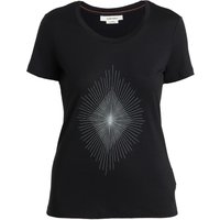 Icebreaker Damen Tech Lite III Scoop Light Forms T-Shirt von Icebreaker