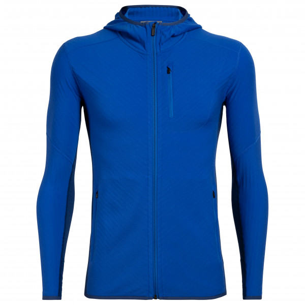 Icebreaker - Descender L/S Zip Hood - Fleecejacke Gr L;M;S;XL;XXL blau von Icebreaker