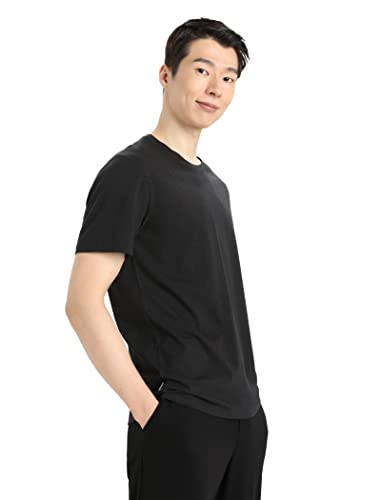 Icebreaker - Herren T- Shirt Natural Blend Zentral Klassisch Slim Fit - Für Alltag, Fitness & Training - Black, L Icebreaker - Herren T- Shirt Natural Blend Zentral Klassisch Slim Fit - Für Alltag, Fitness & Training - Black, L von Icebreaker