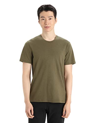 Icebreaker - Herren T- Shirt Natural Blend Zentral Klassisch Slim Fit - Für Alltag, Fitness & Training - Loden, XL Icebreaker - Herren T- Shirt Natural Blend Zentral Klassisch Slim Fit - Für Alltag, Fitness & Training - Loden, XL von Icebreaker