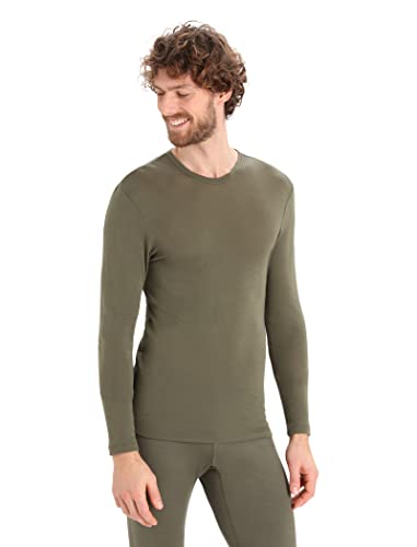 Icebreaker - Herren 175 Mittelschweres Everyday Top - Langarm Rundhals T-Shirt - 100% Merinowolle Basisschicht - Loden, L Icebreaker - Herren 175 Mittelschweres Everyday Top - Langarm Rundhals T-Shirt - 100% Merinowolle Basisschicht - Loden, L von Icebreaker