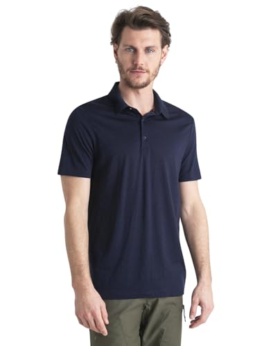 Icebreaker Herren Poloshirt Tech Lite III Midnight Navy XXL Icebreaker Herren Poloshirt Tech Lite III Midnight Navy XXL von ICEBREAKER