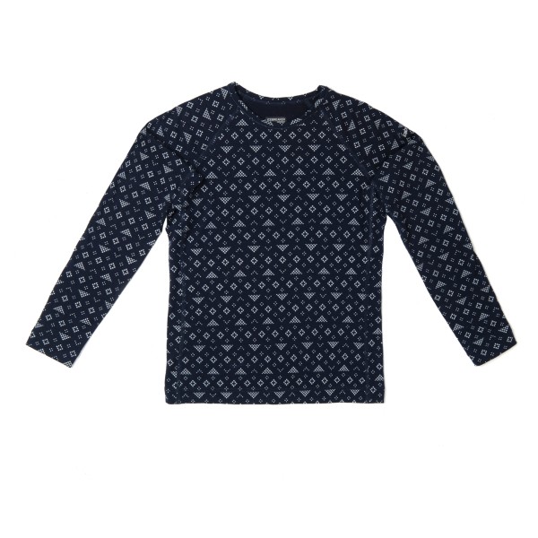 Icebreaker - Kid's 200 Oasis L/S Crewe First Snow - Merinounterwäsche Gr 12 blau von Icebreaker