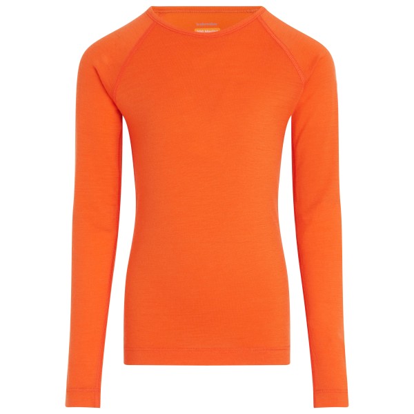 Icebreaker - Kids 200 Oasis L/S Crewe - Merinounterwäsche Gr 12 orange von Icebreaker