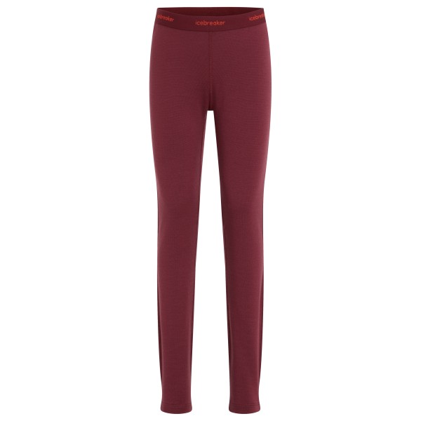 Icebreaker - Kids 260 Tech Leggings - Merinounterwäsche Gr 12 rot von Icebreaker