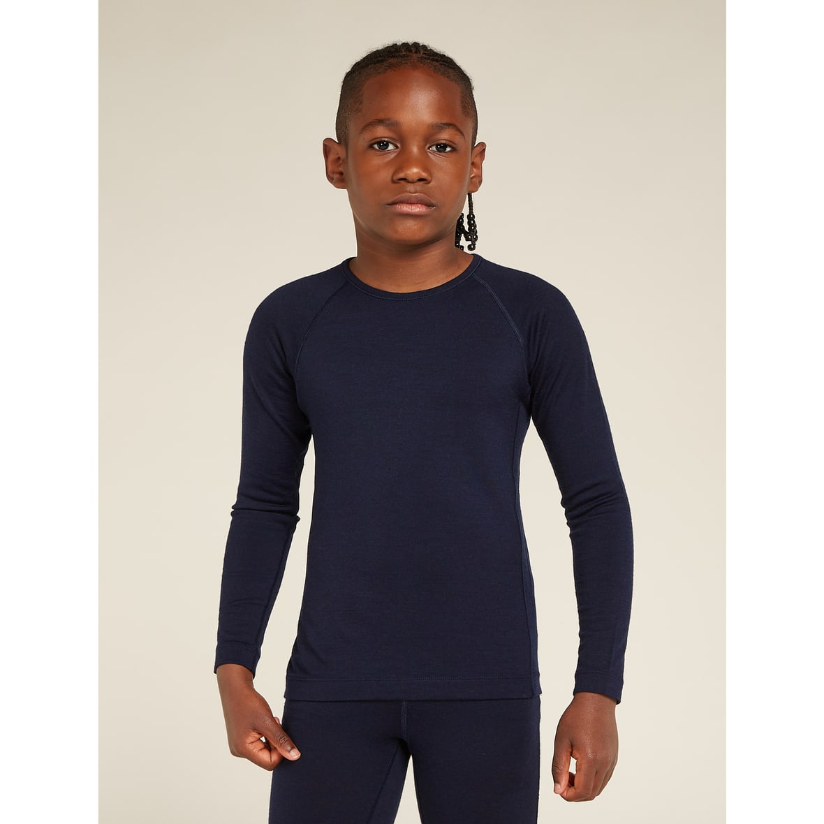 Icebreaker Kinder Kids Merino 200 Oasis LS Crewe (Dunkelblau 152 ) Fitnessbekleidung von Icebreaker